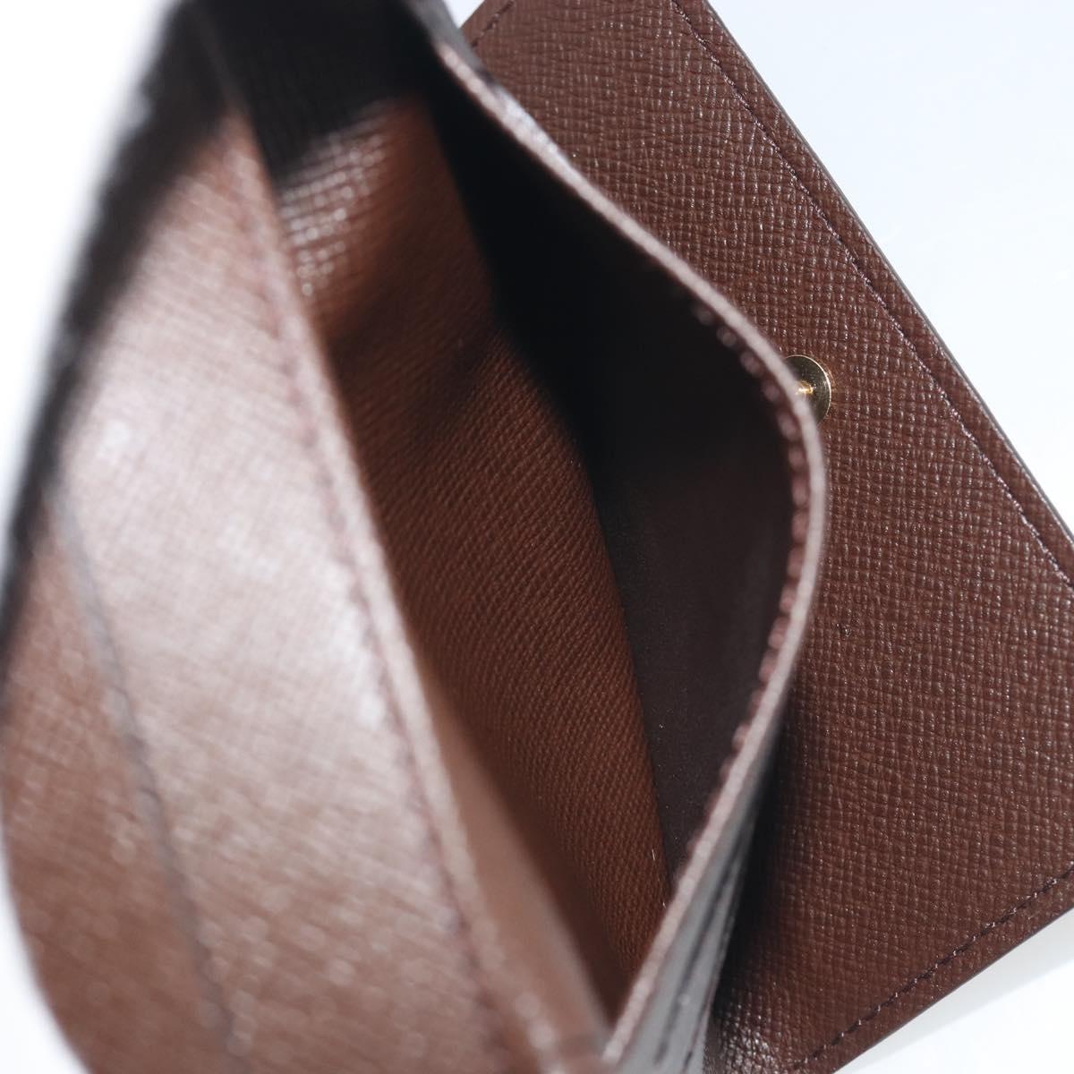 LOUIS VUITTON Damier Ebene Portefeuille Elise Wallet N61654 LV Auth 193590V