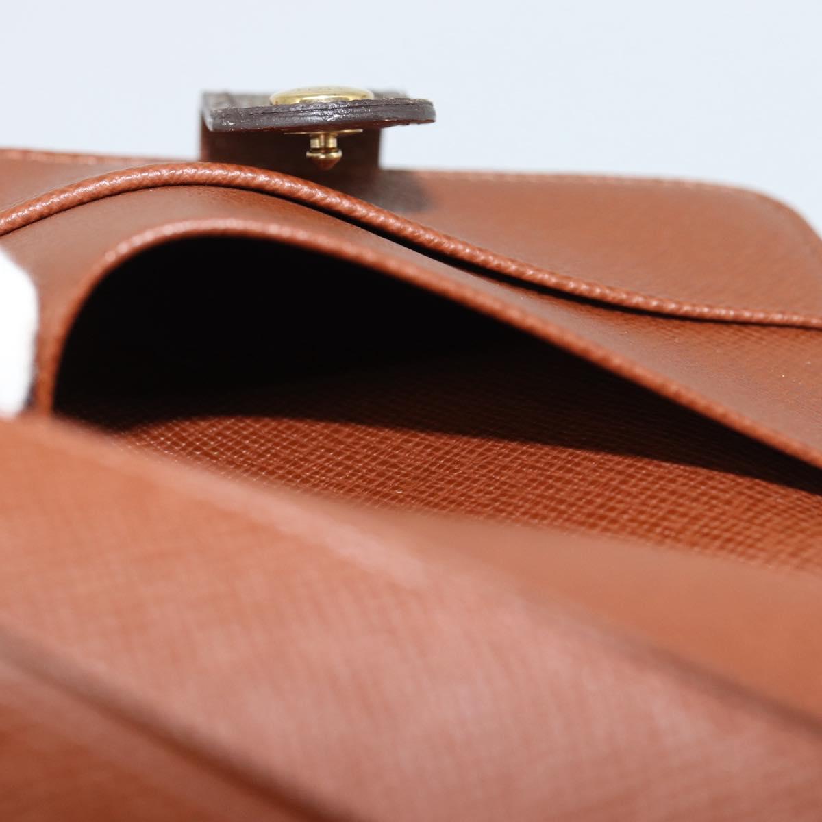LOUIS VUITTON Monogram Compact Zip Wallet M61667 LV Auth 193591V