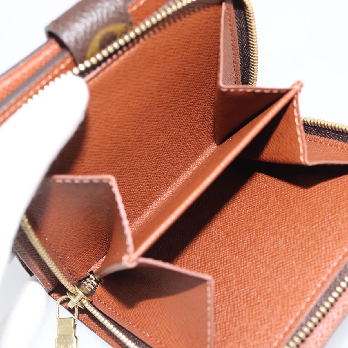 LOUIS VUITTON Monogram Compact Zip Wallet M61667 LV Auth 193591V