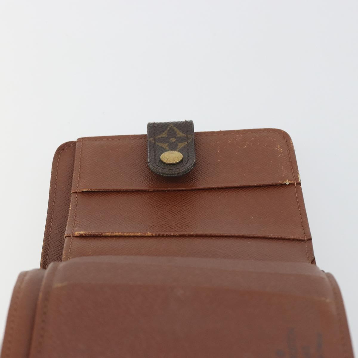 LOUIS VUITTON Monogram Compact Zip Wallet M61667 LV Auth 193592