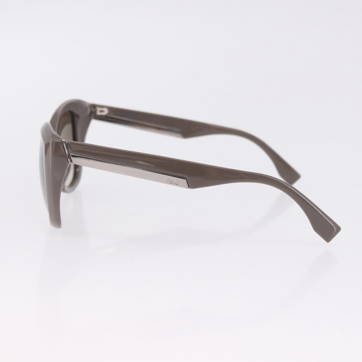FENDI Sunglasses plastic Gray Auth 193596M