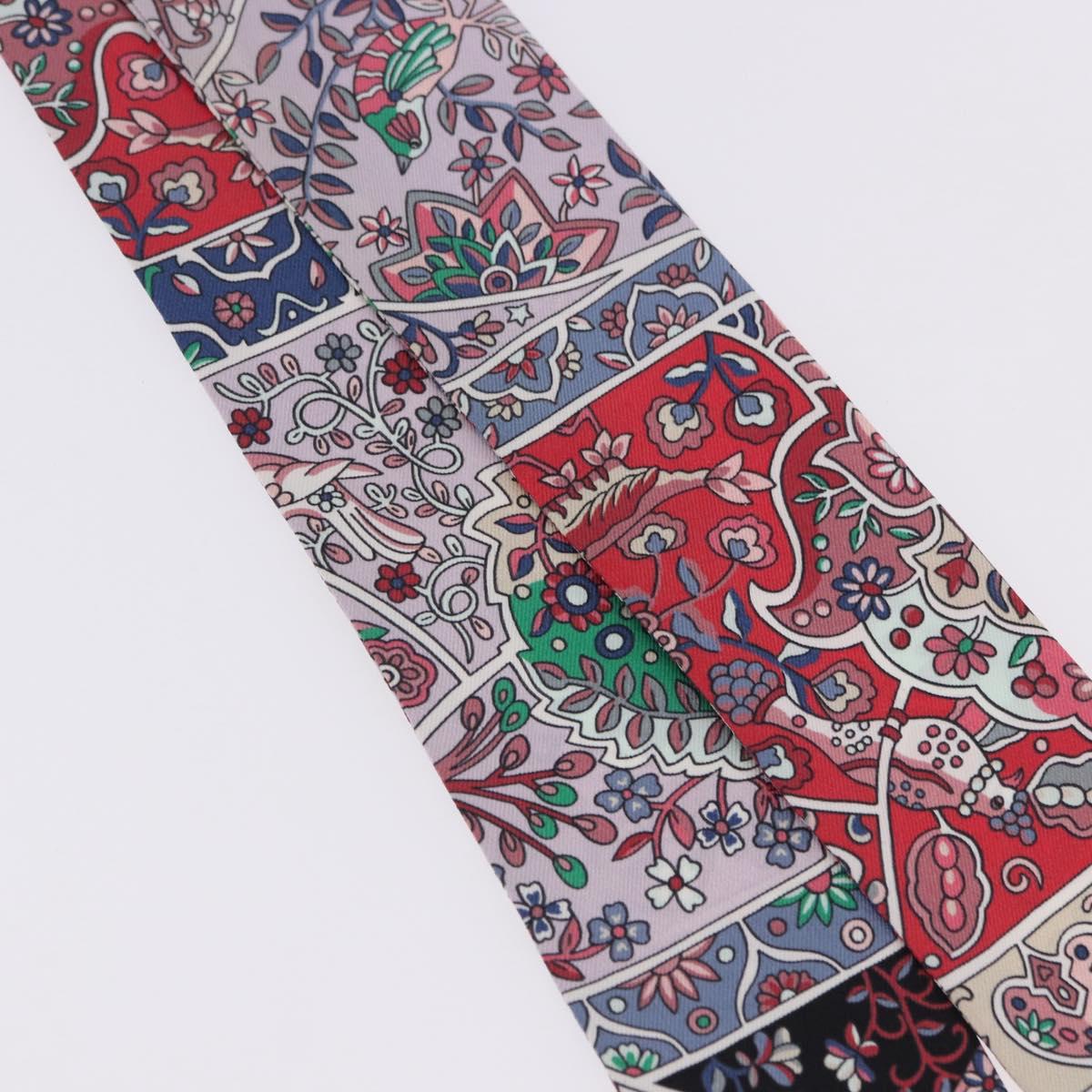 HERMES Twilly Scarf Silk Red Auth 193601M
