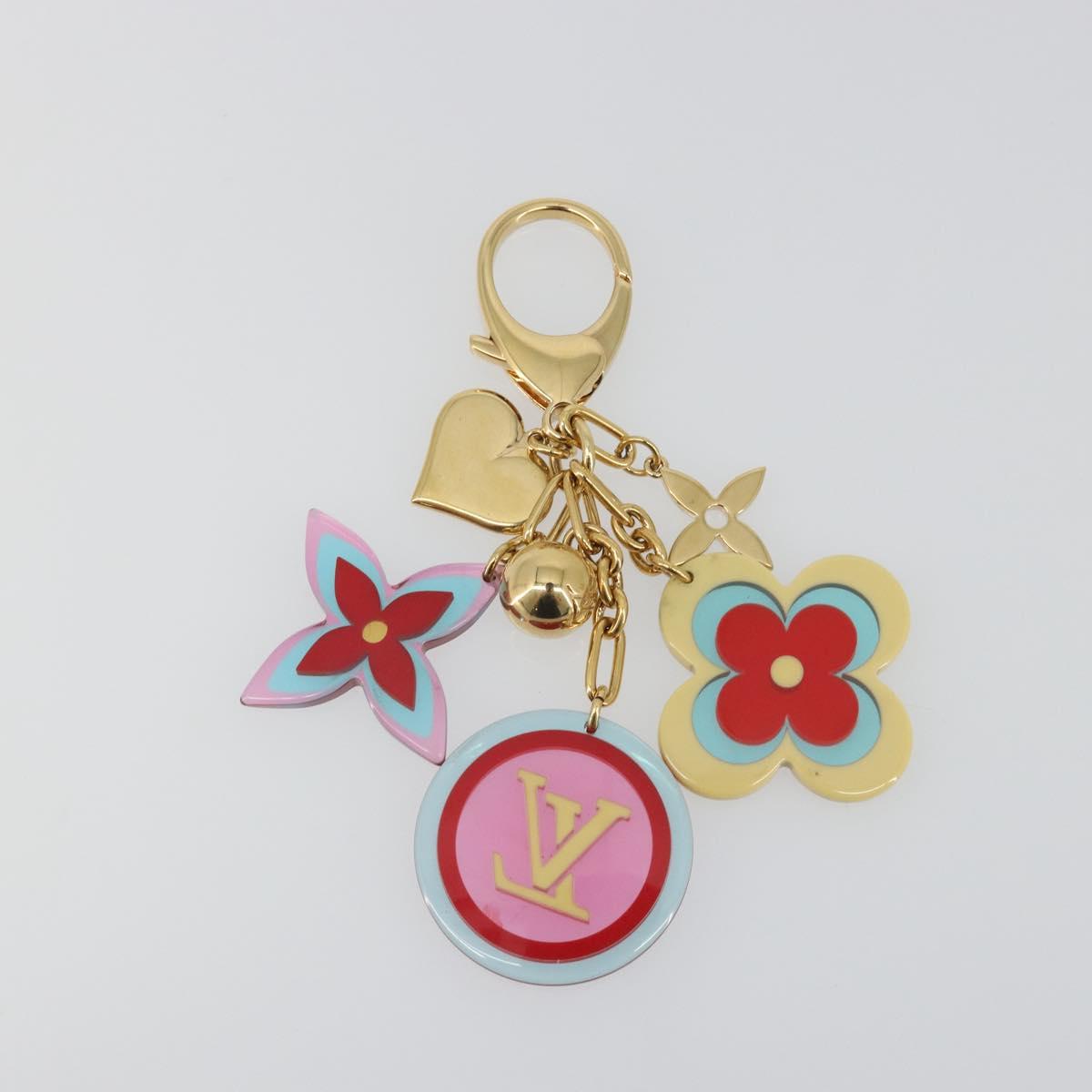 LOUIS VUITTON Bijou Sac Candy Key Holder Plastic metal Red M65726 Auth 193605A