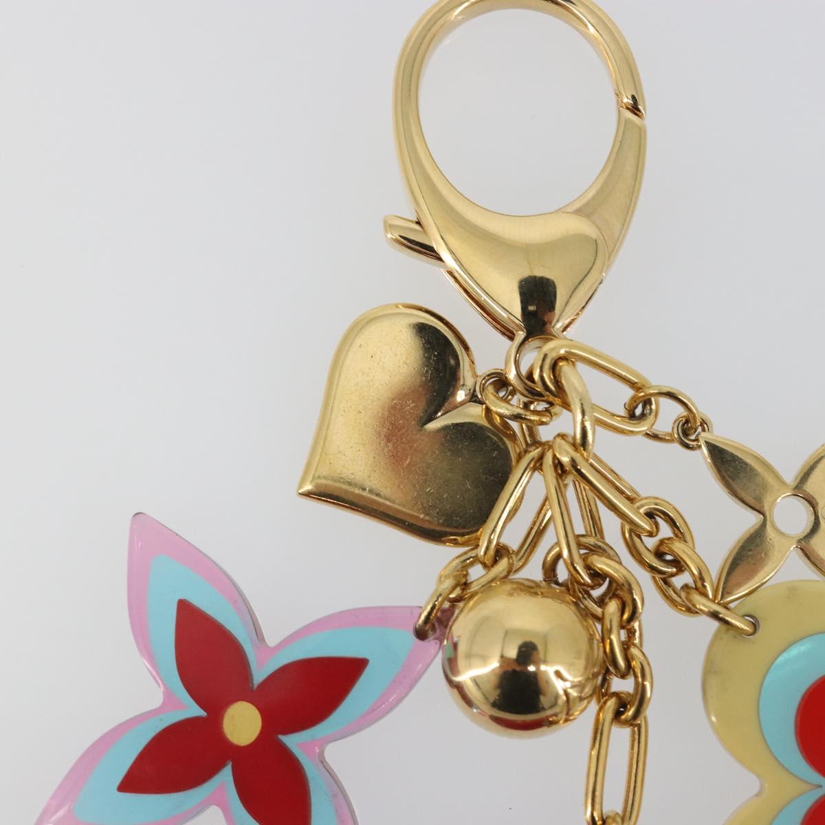 LOUIS VUITTON Bijou Sac Candy Key Holder Plastic metal Red M65726 Auth 193605A