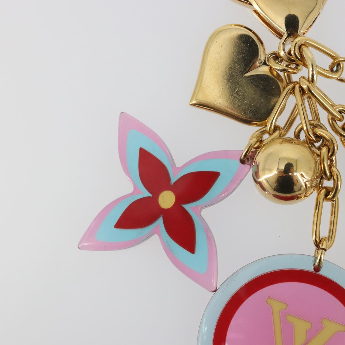 LOUIS VUITTON Bijou Sac Candy Key Holder Plastic metal Red M65726 Auth 193605A