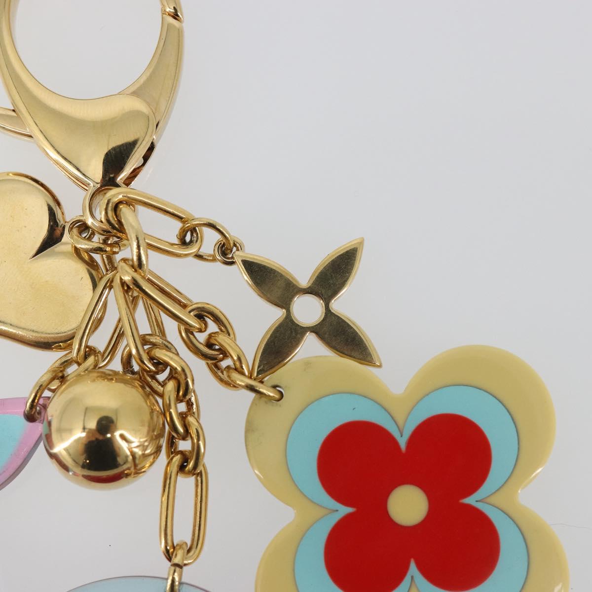 LOUIS VUITTON Bijou Sac Candy Key Holder Plastic metal Red M65726 Auth 193605A