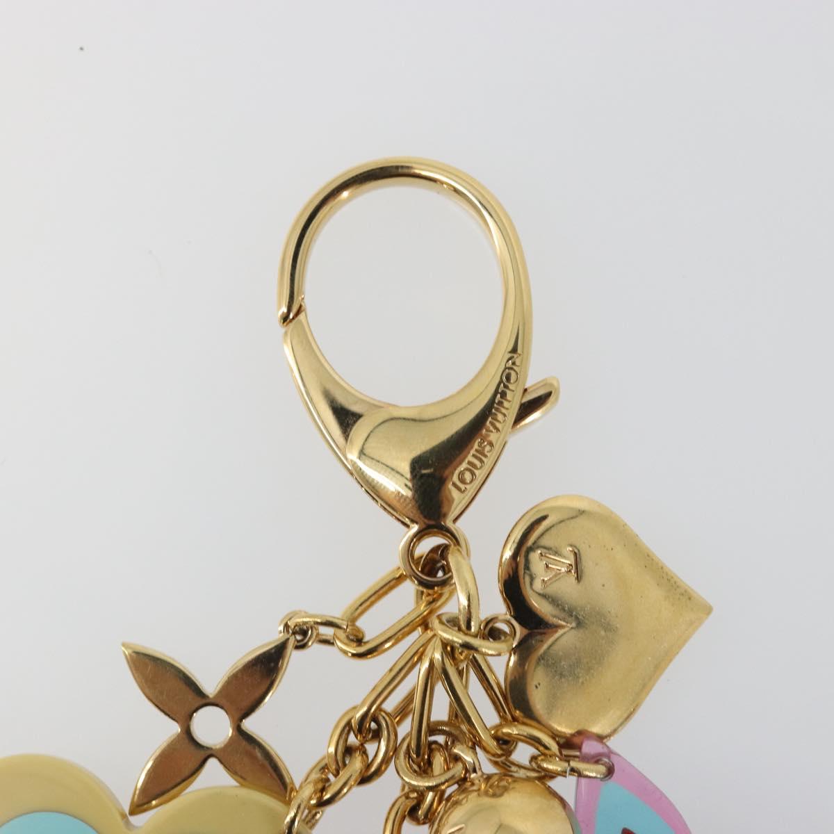 LOUIS VUITTON Bijou Sac Candy Key Holder Plastic metal Red M65726 Auth 193605A