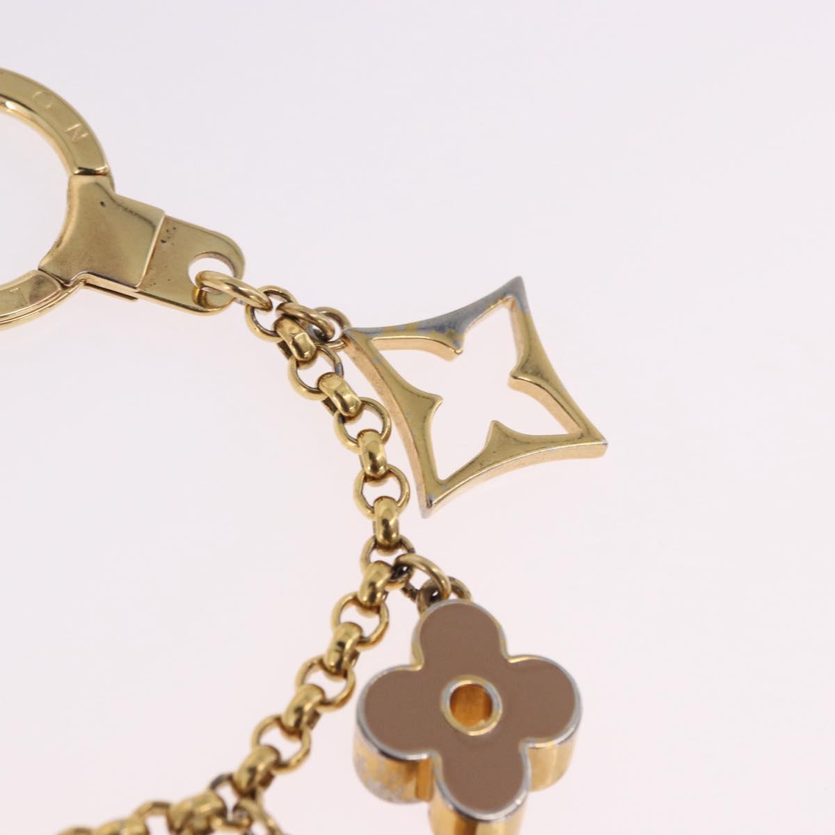 LOUIS VUITTON Fleur De Charm Gold M65111 LV Auth 193606