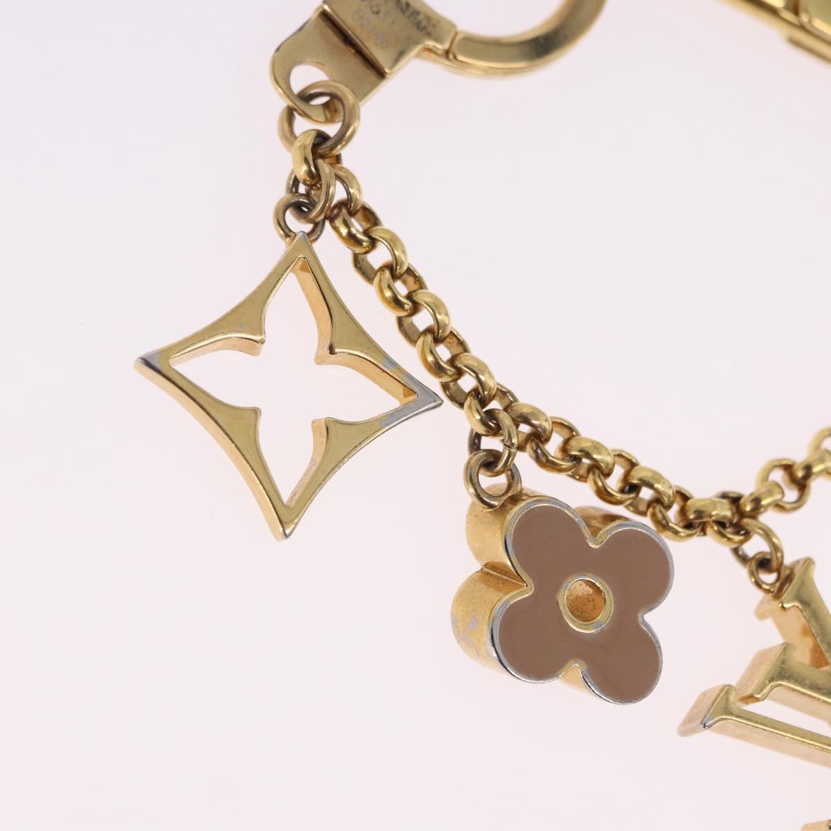 LOUIS VUITTON Fleur De Charm Gold M65111 LV Auth 193606