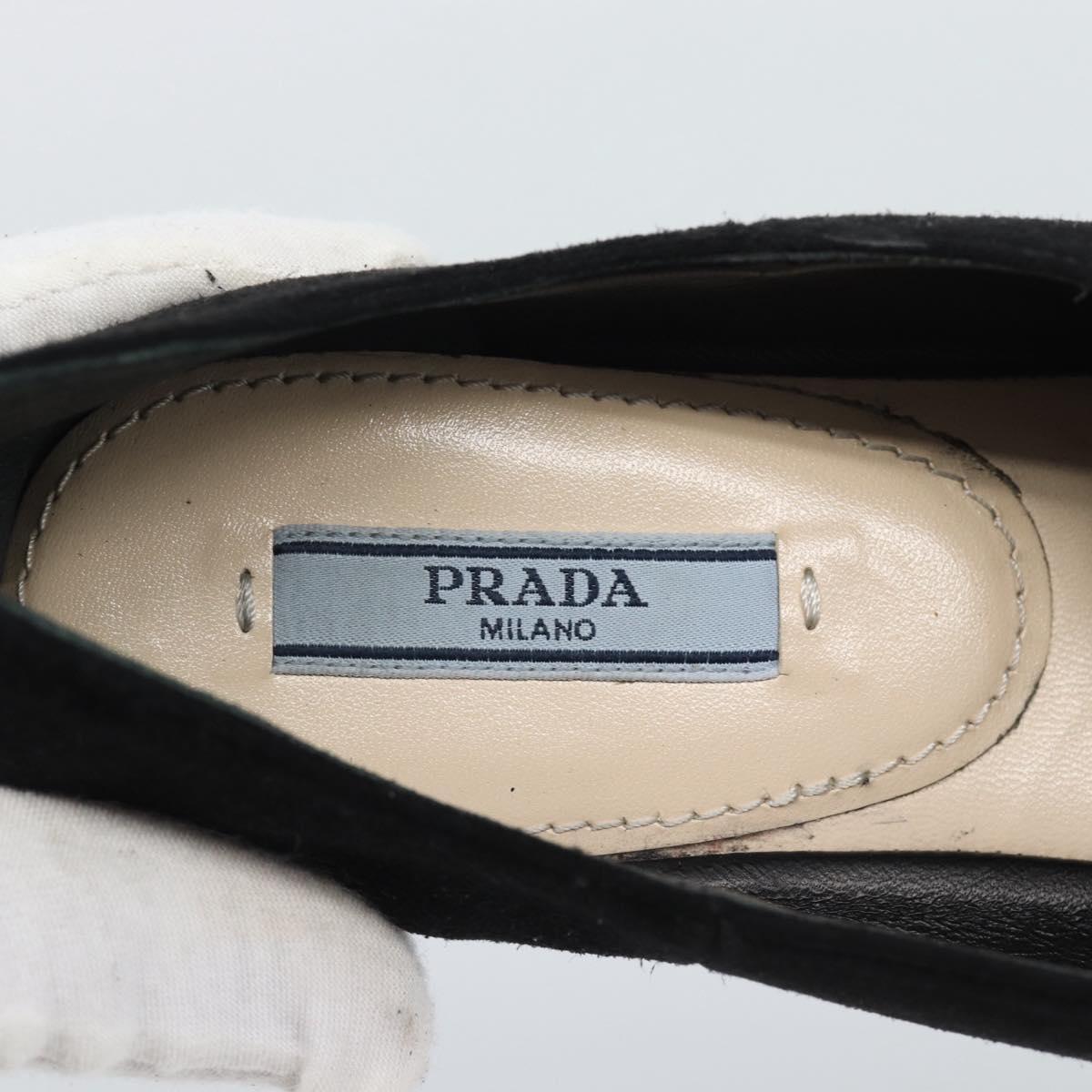 PRADA Shoes Suede Brown Auth 193714M