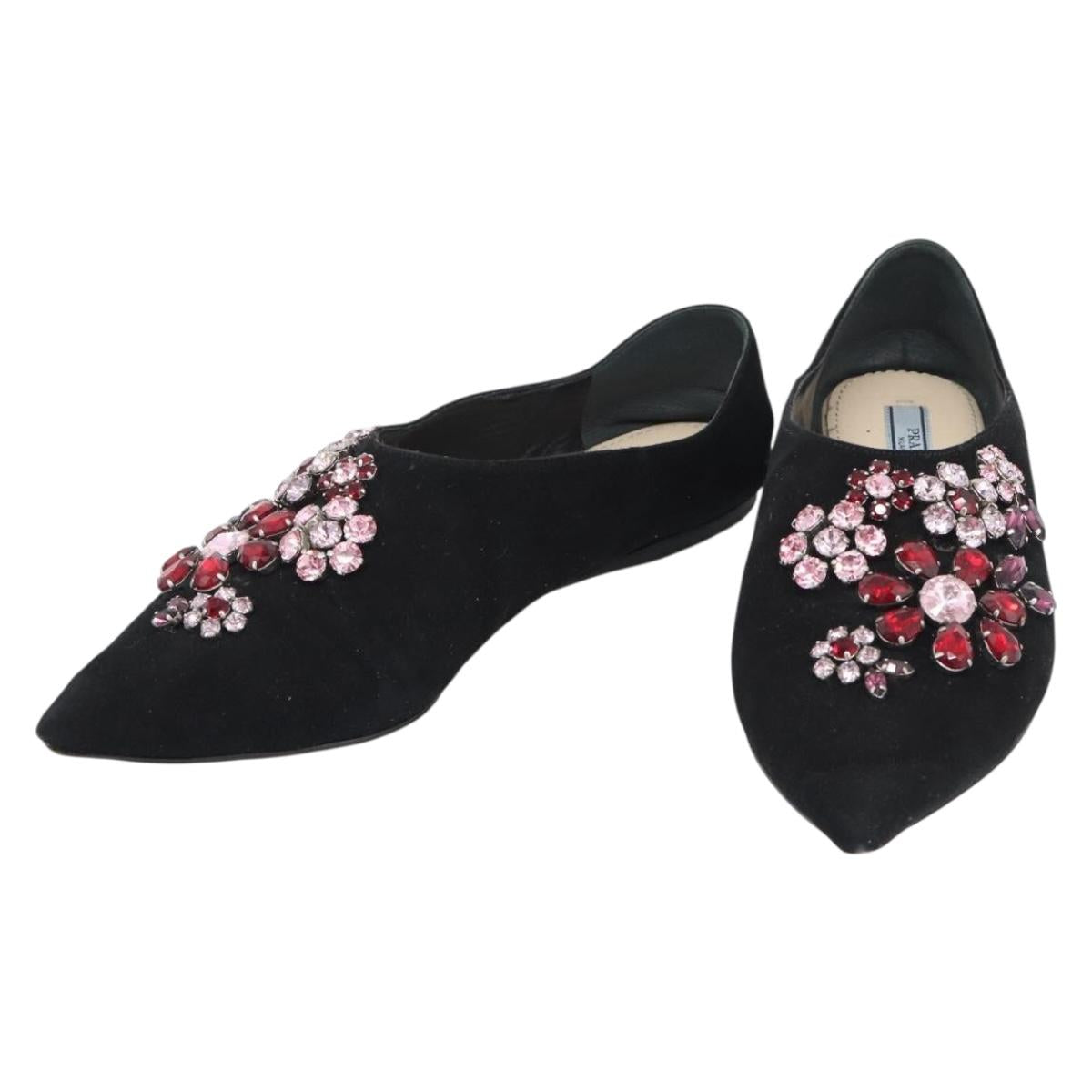 PRADA Shoes Suede Brown Auth 193714M