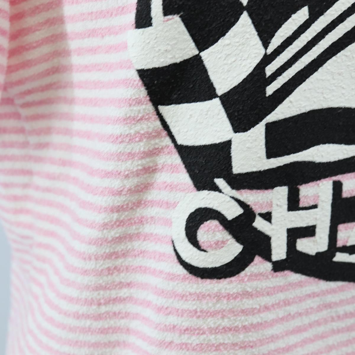 CHANEL TShirt Pile 36 Pink CC Auth 193723M