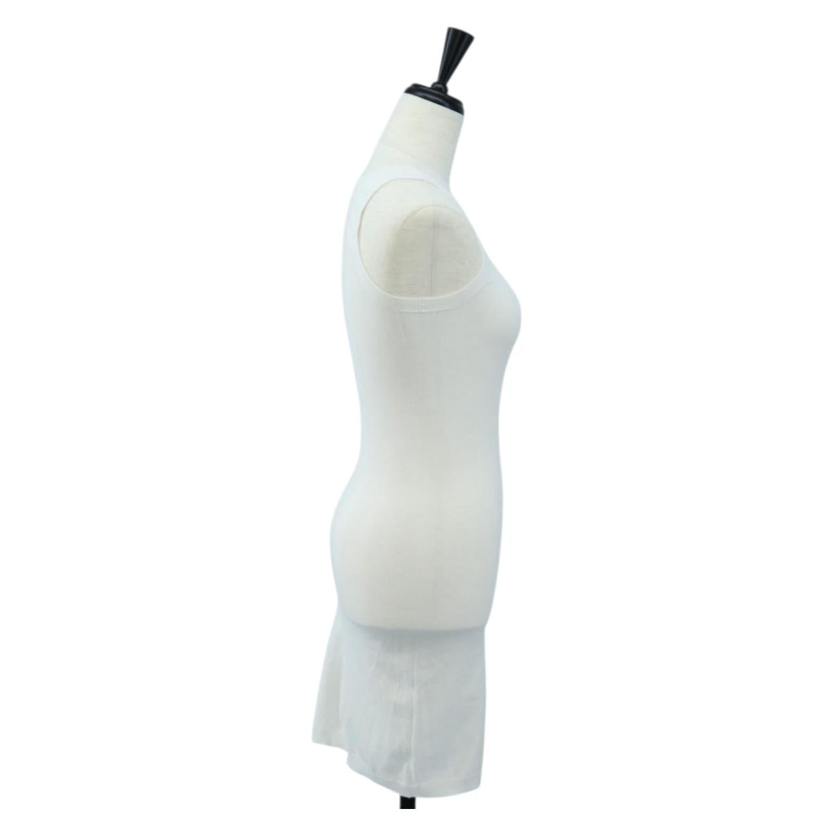 FENDI Zucca Canvas One Piece Shirt White Auth 193726M