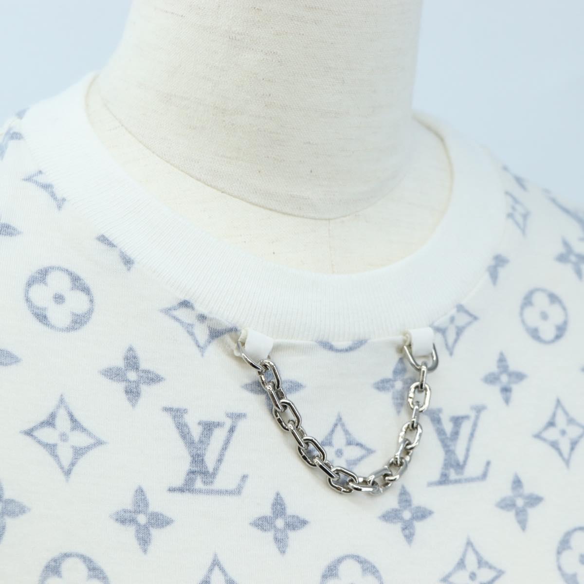 LOUIS VUITTON Monogram Escal Printed T-Shirt S White LV Auth 193729M