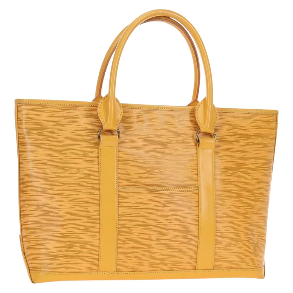 LOUIS VUITTON Epi Sack Weekend PM Hand Bag SPO LV Auth 193750SAV