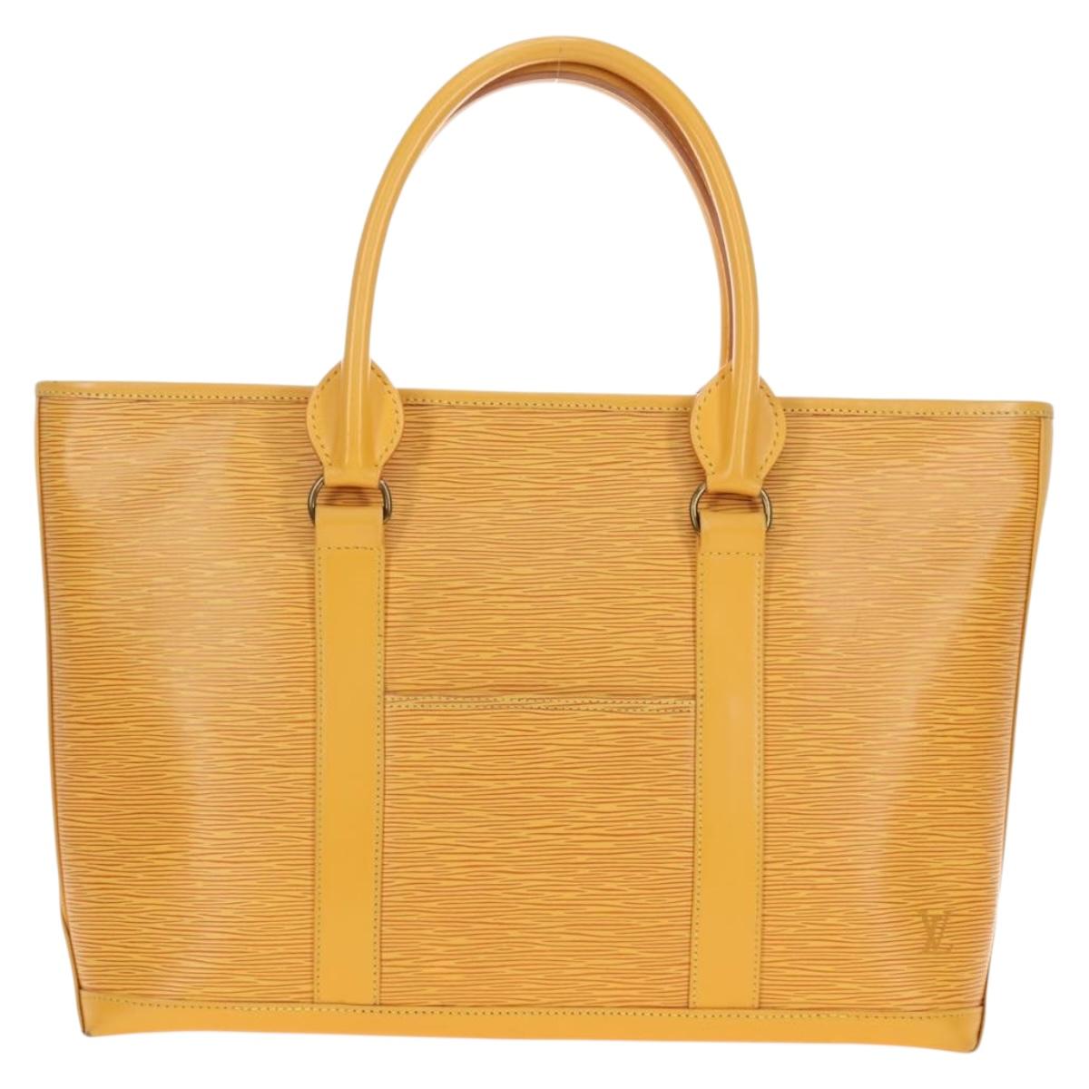 LOUIS VUITTON Epi Sack Weekend PM Hand Bag SPO LV Auth 193750SAV