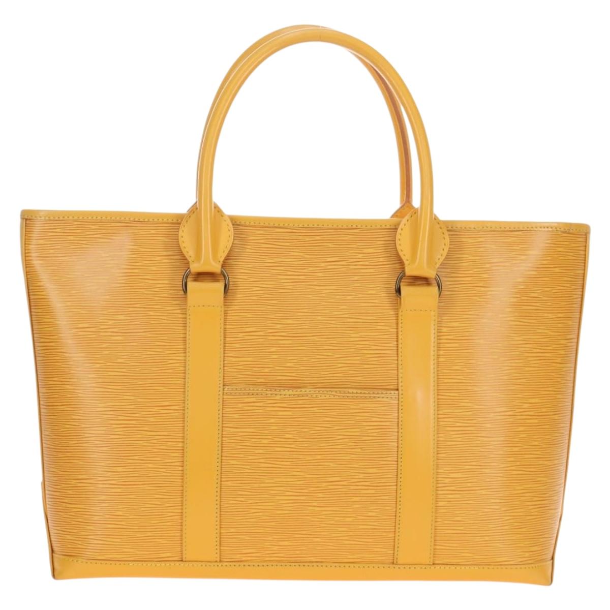 LOUIS VUITTON Epi Sack Weekend PM Hand Bag SPO LV Auth 193750SAV