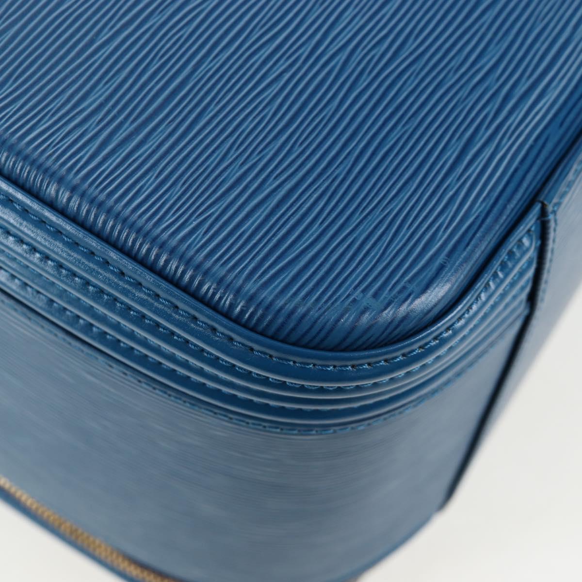 LOUIS VUITTON Epi Nice Hand Bag 2way Toledo Blue M48015 LV Auth 193753V