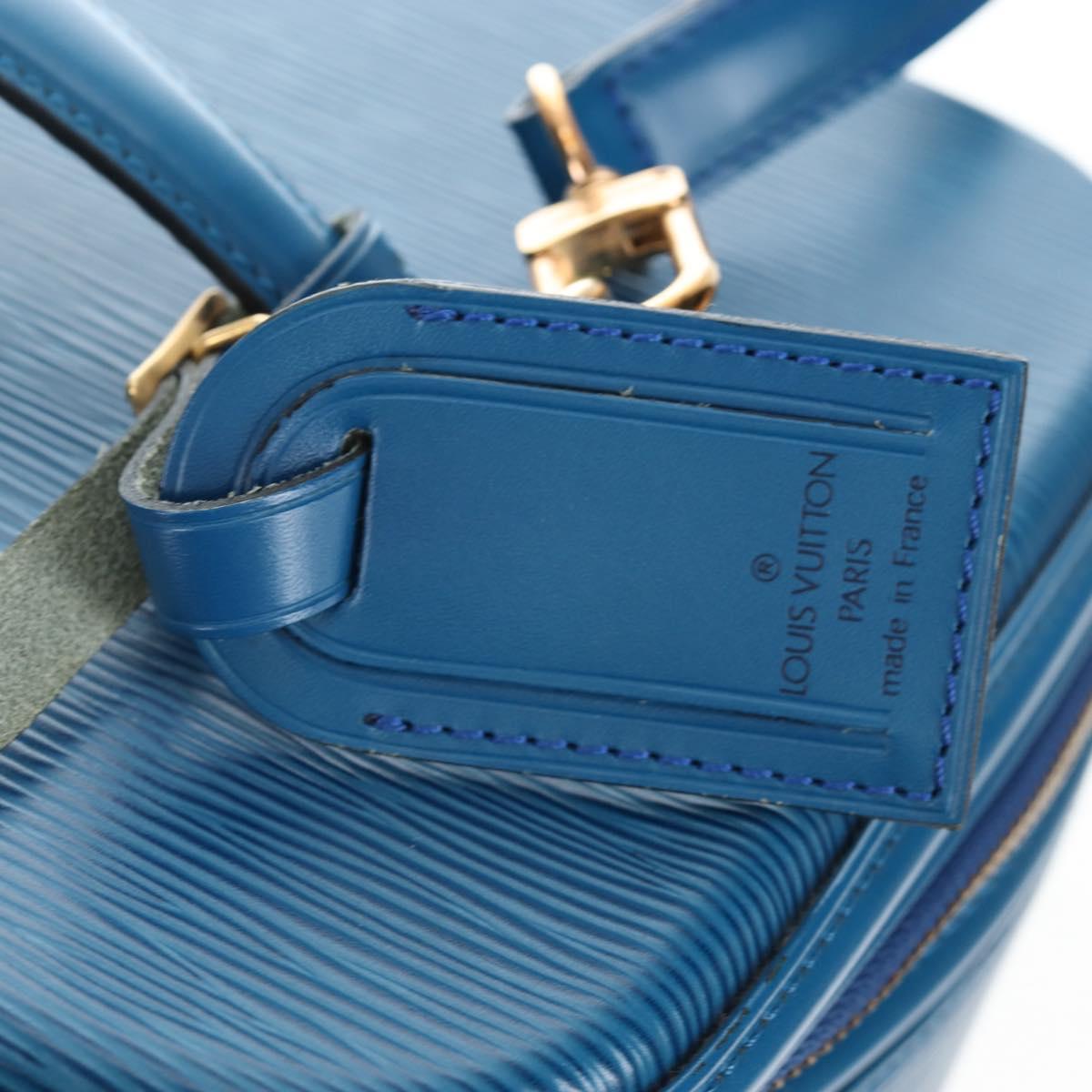 LOUIS VUITTON Epi Nice Hand Bag 2way Toledo Blue M48015 LV Auth 193753V