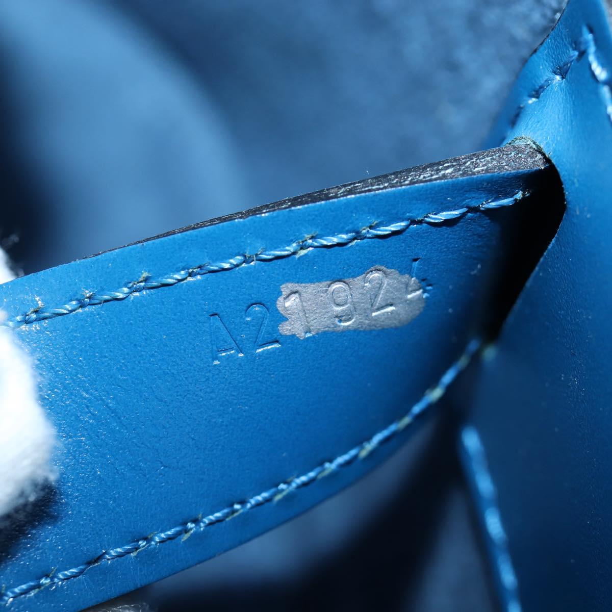 LOUIS VUITTON Epi Nice Hand Bag 2way Toledo Blue M48015 LV Auth 193753V