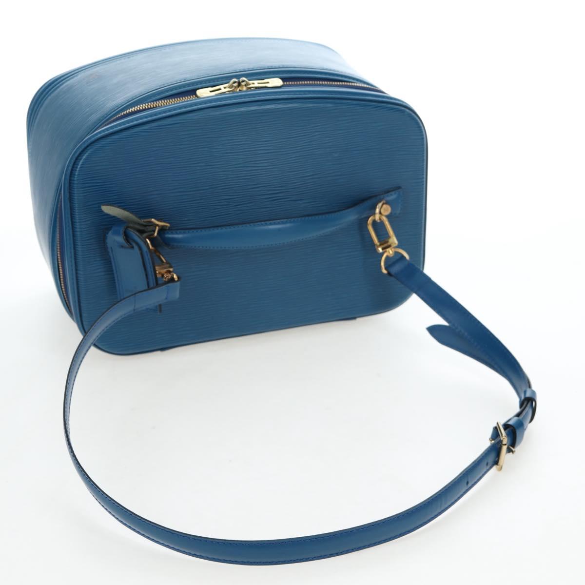 LOUIS VUITTON Epi Nice Hand Bag 2way Toledo Blue M48015 LV Auth 193753V