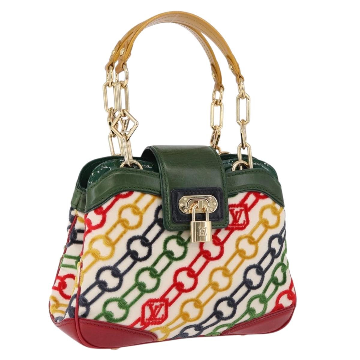 LOUIS VUITTON Monogram Charm Mini Linda Hand Bag Multicolor LV Auth 193756SM