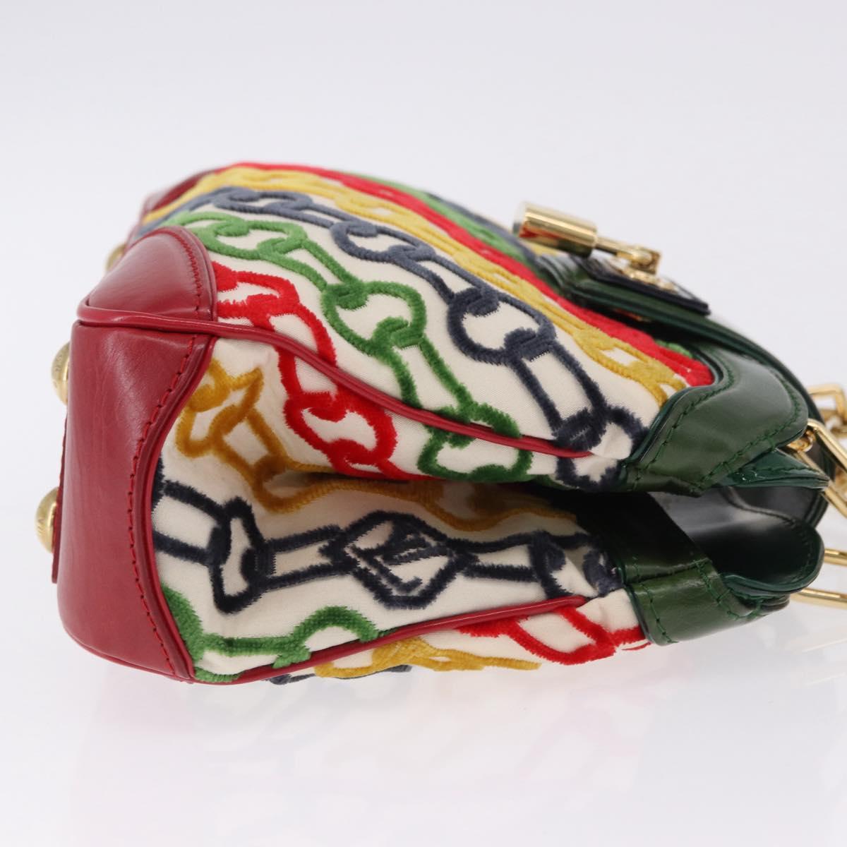LOUIS VUITTON Monogram Charm Mini Linda Hand Bag Multicolor LV Auth 193756SM