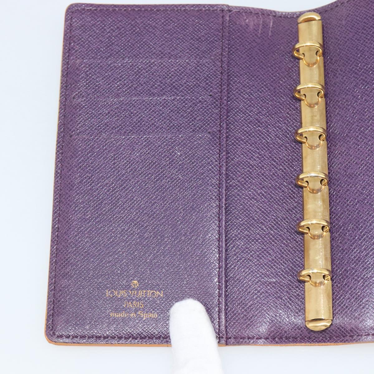 LOUIS VUITTON Epi Agenda PM Day Planner Cover Yellow R20059 LV Auth 193758
