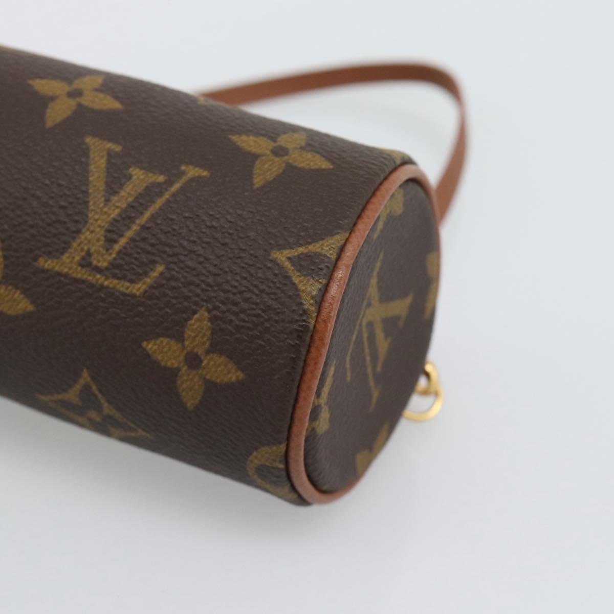LOUIS VUITTON Monogram Papillon Pouch LV Auth 193760V