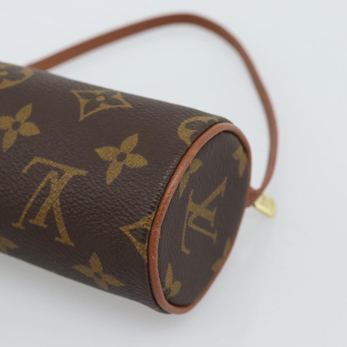 LOUIS VUITTON Monogram Papillon Pouch LV Auth 193760V
