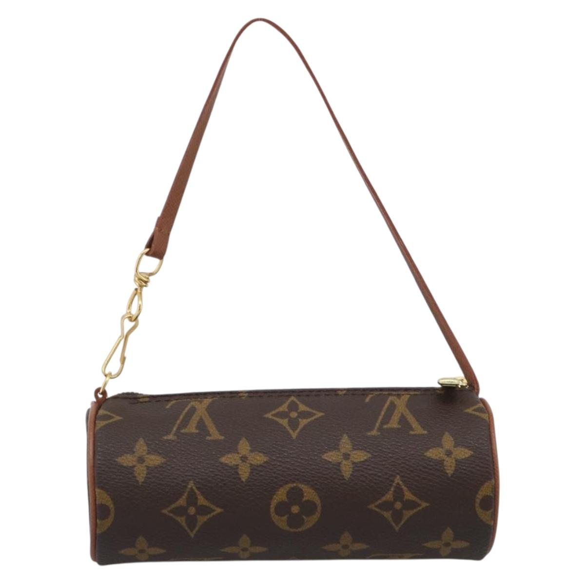 LOUIS VUITTON Monogram Papillon Pouch LV Auth 193760V