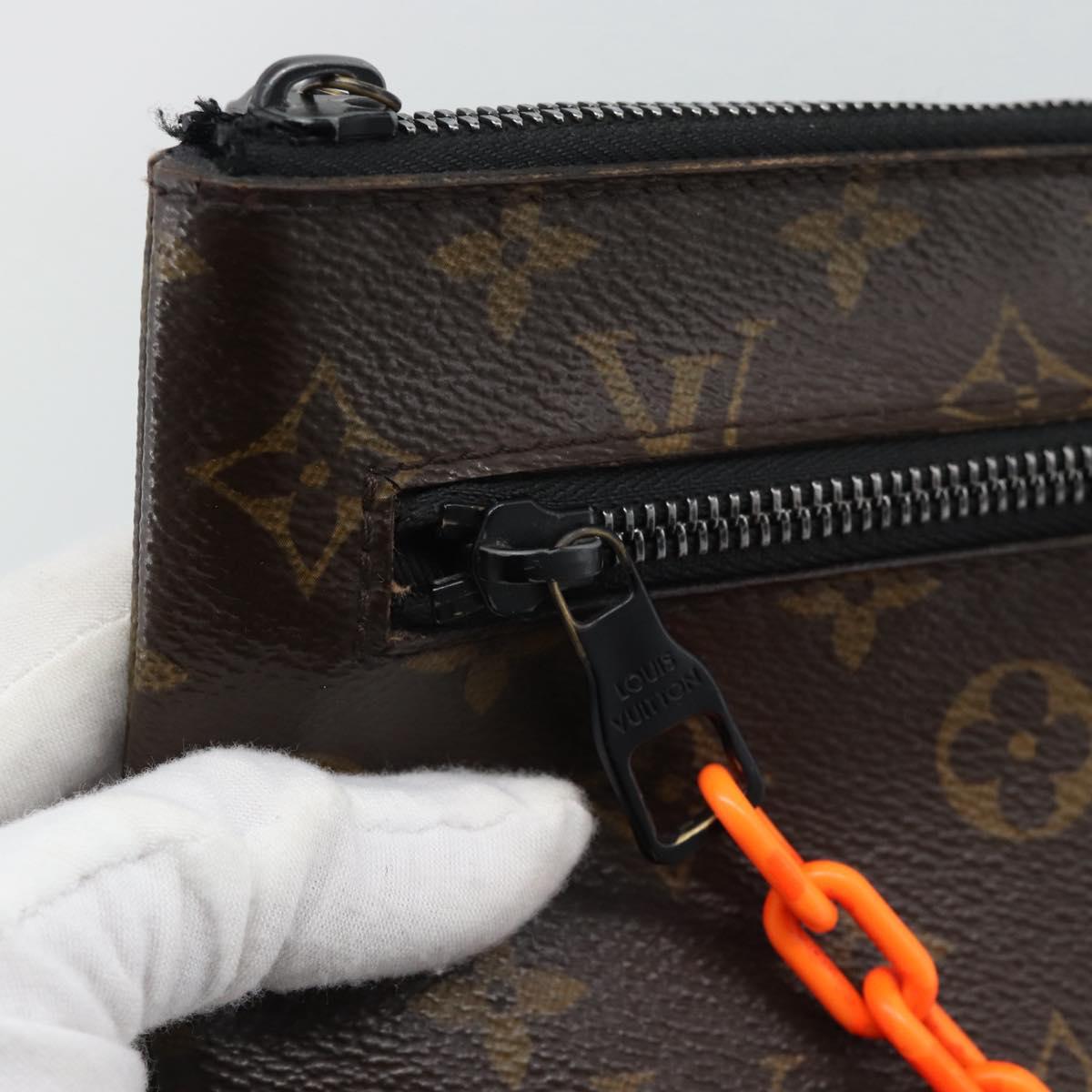 LOUIS VUITTON Solar Powered Ray Pochette A4 Clutch Bag M44484 LV Auth 193761V