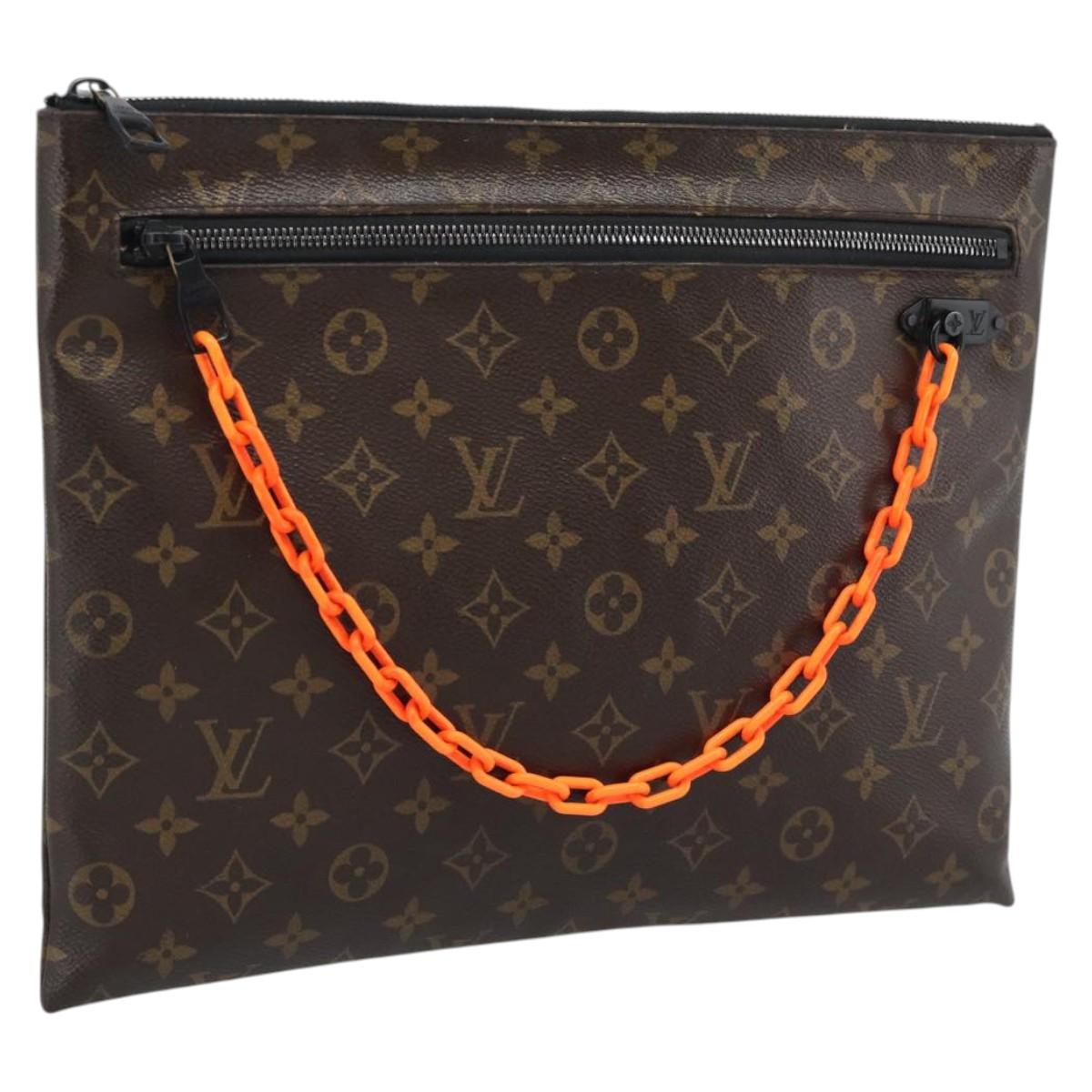LOUIS VUITTON Solar Powered Ray Pochette A4 Clutch Bag M44484 LV Auth 193761V