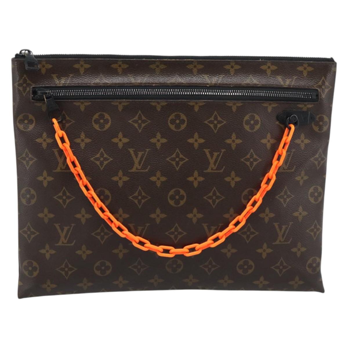 LOUIS VUITTON Solar Powered Ray Pochette A4 Clutch Bag M44484 LV Auth 193761V