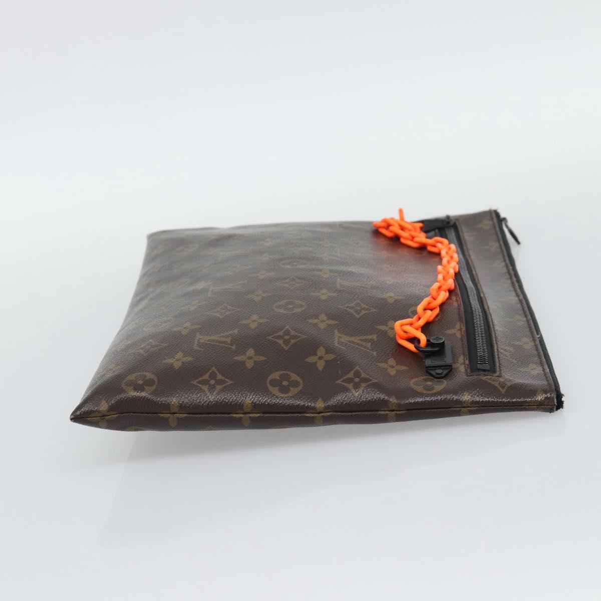 LOUIS VUITTON Solar Powered Ray Pochette A4 Clutch Bag M44484 LV Auth 193761V