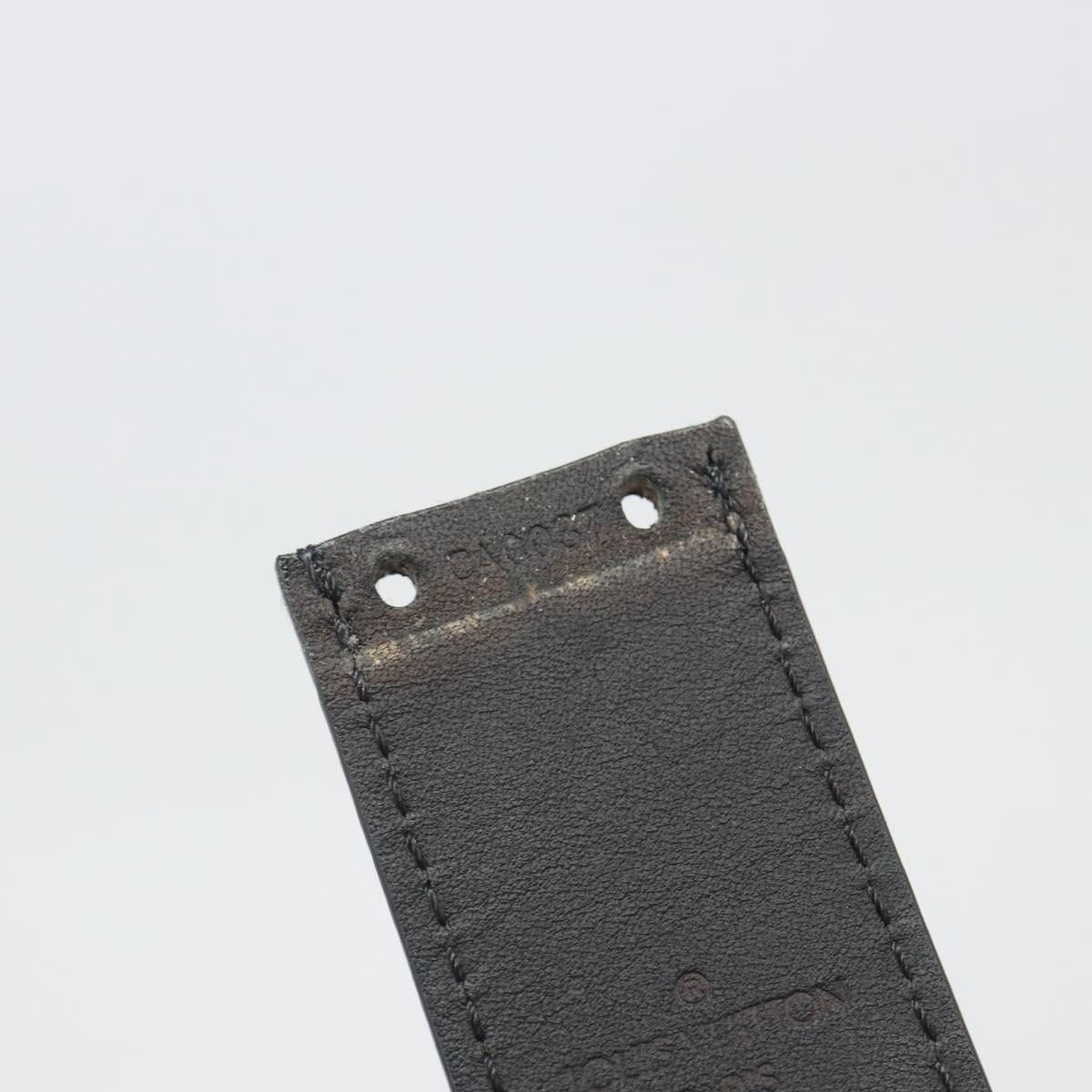 LOUIS VUITTON Multicolor Ceinture LV cut Belt Black M6890 LV Auth 193765V