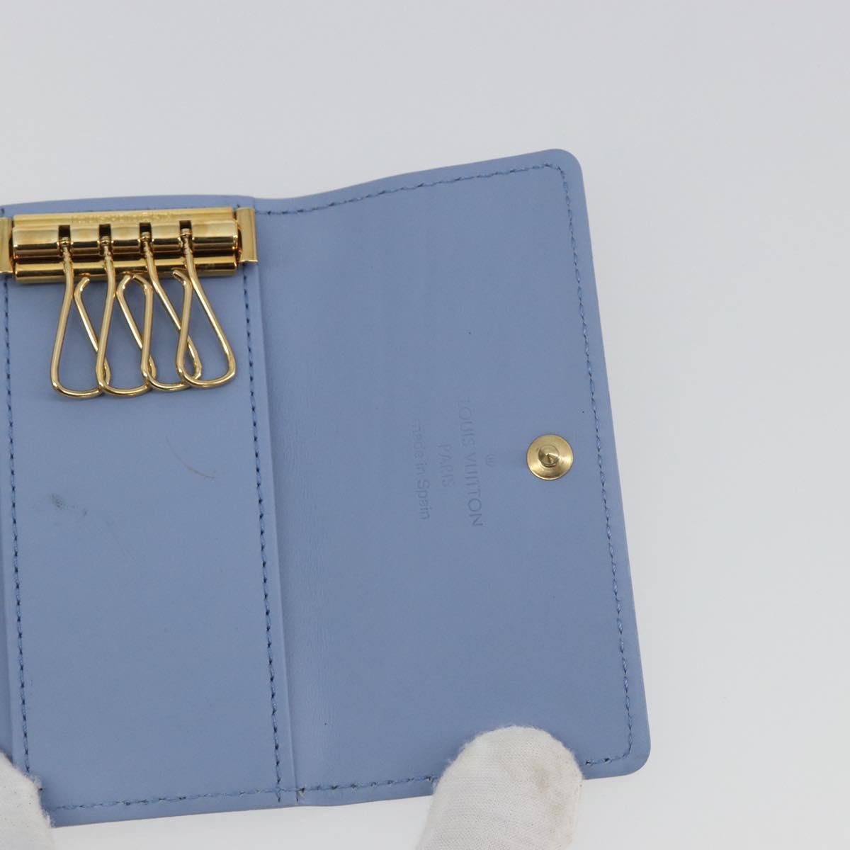 LOUIS VUITTON Vernis Multicles 4 Key Case Lavand Amarrant LV Auth 193767A