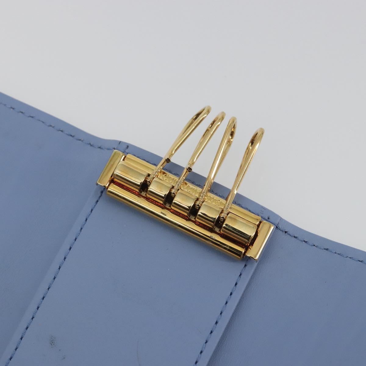 LOUIS VUITTON Vernis Multicles 4 Key Case Lavand Amarrant LV Auth 193767A