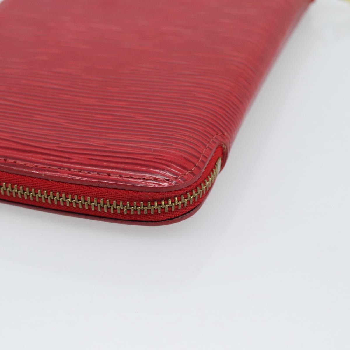 LOUIS VUITTON Epi Agenda Geod Wallet Red M63877 LV Auth 193771