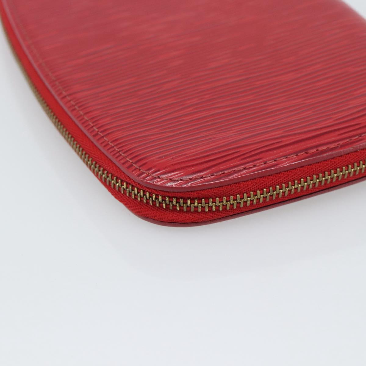 LOUIS VUITTON Epi Agenda Geod Wallet Red M63877 LV Auth 193771