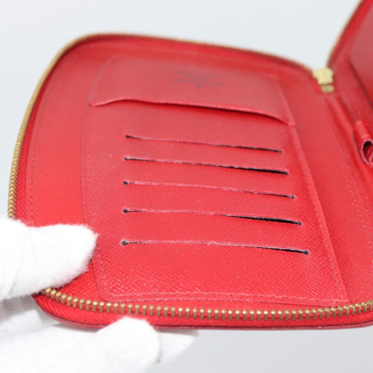 LOUIS VUITTON Epi Agenda Geod Wallet Red M63877 LV Auth 193771