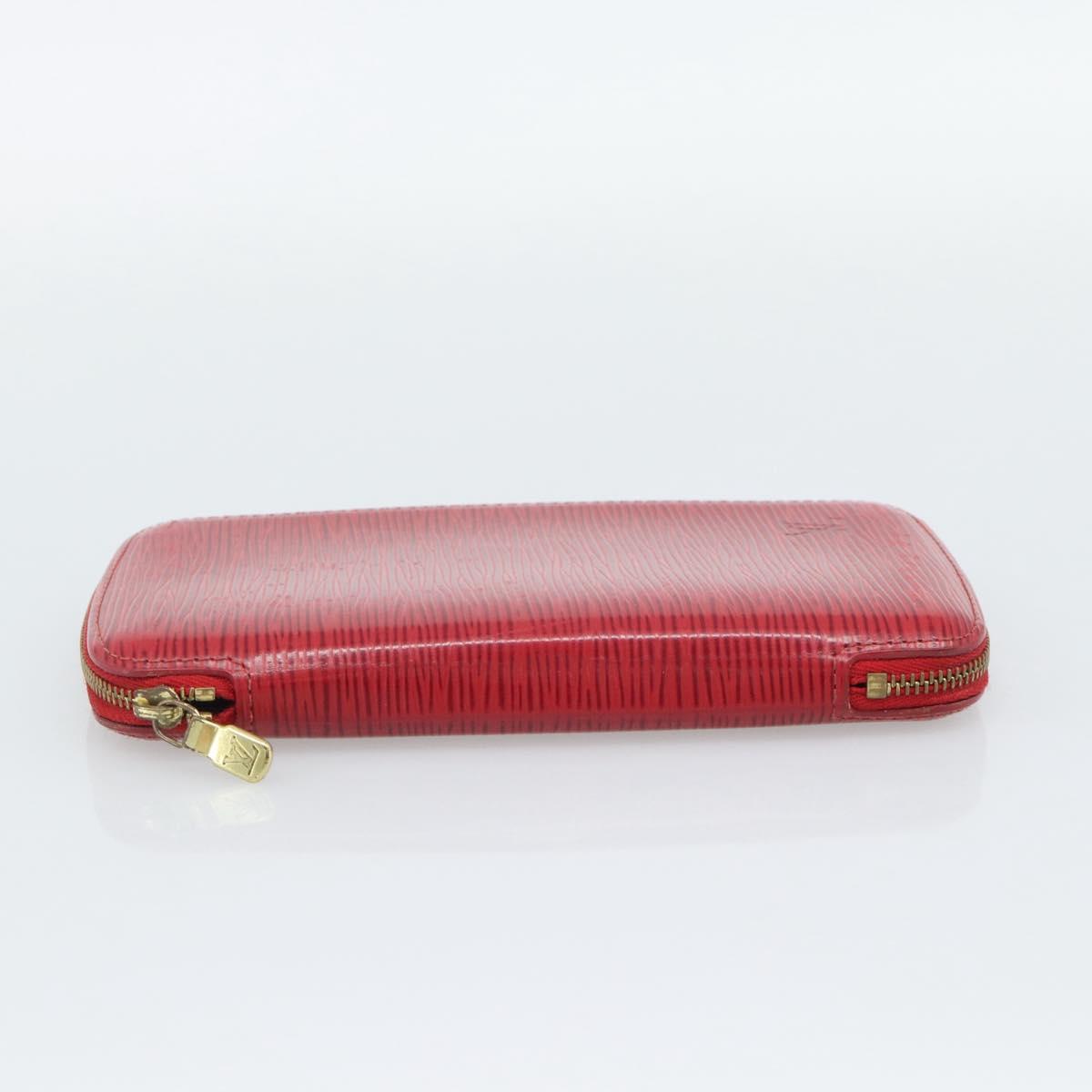 LOUIS VUITTON Epi Agenda Geod Wallet Red M63877 LV Auth 193771