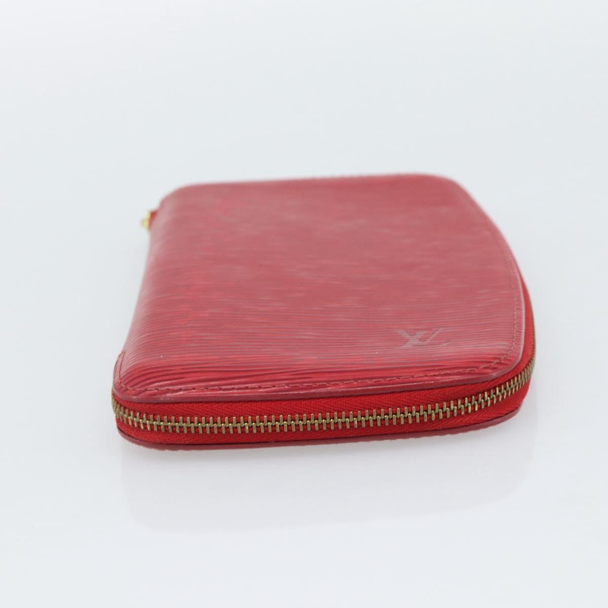 LOUIS VUITTON Epi Agenda Geod Wallet Red M63877 LV Auth 193771