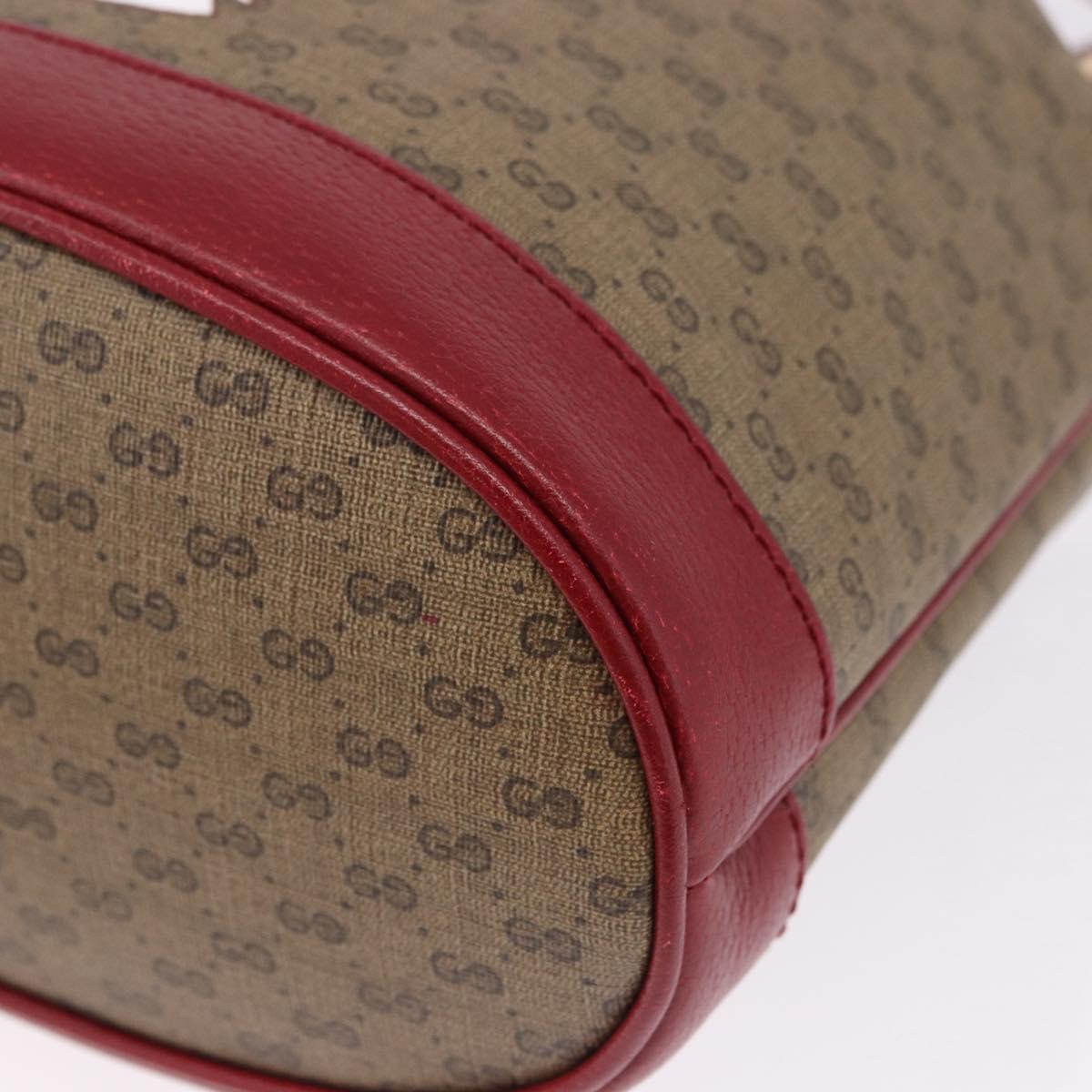 GUCCI Micro GG Supreme x Doraemon Fujiko-Pro Bag PVC Beige 655597 Auth 193779SM