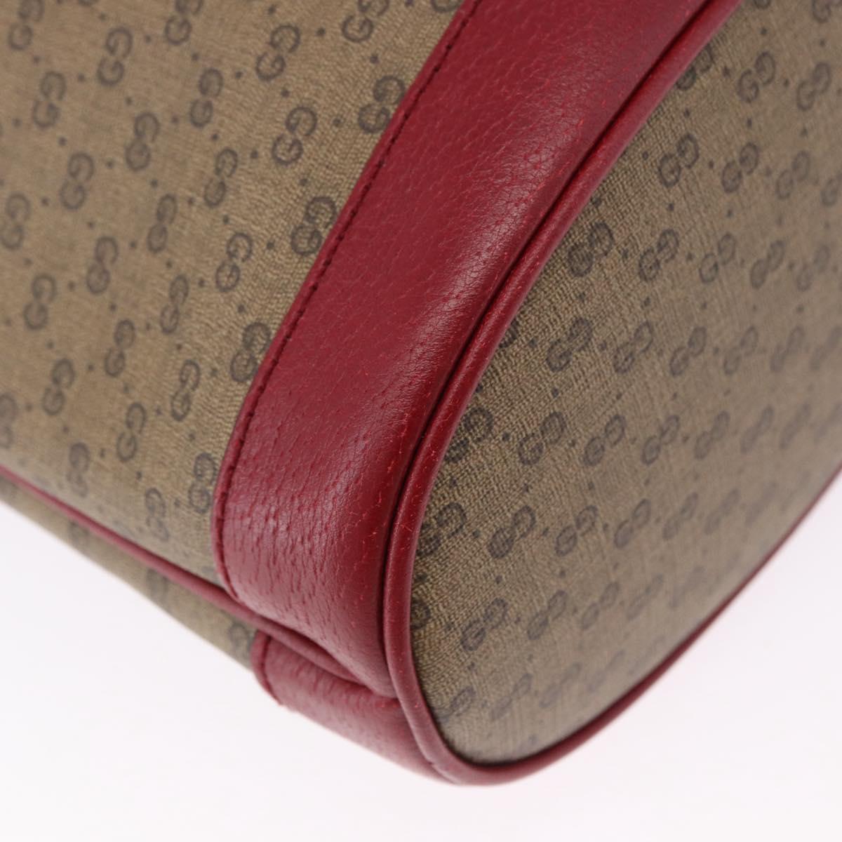 GUCCI Micro GG Supreme x Doraemon Fujiko-Pro Bag PVC Beige 655597 Auth 193779SM