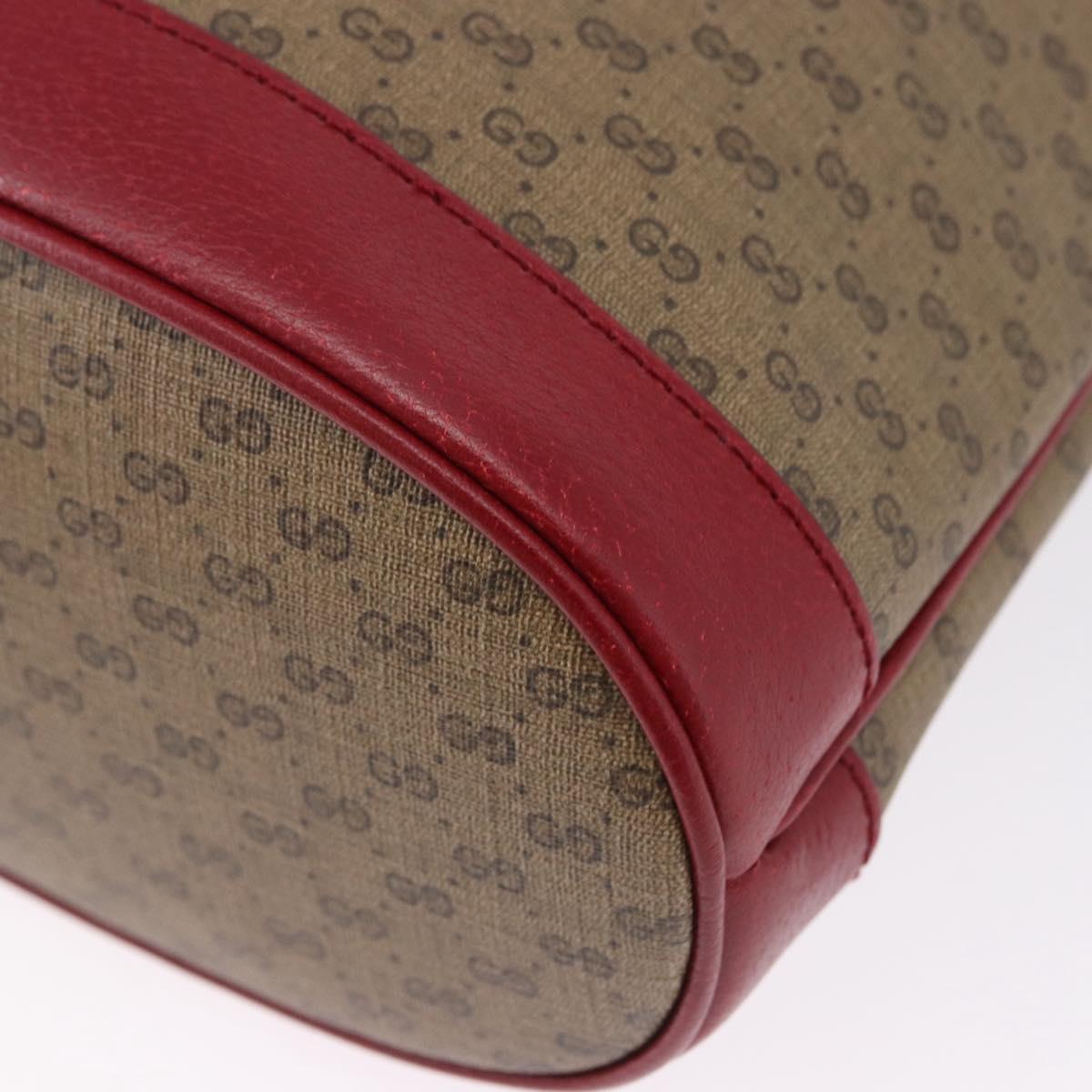 GUCCI Micro GG Supreme x Doraemon Fujiko-Pro Bag PVC Beige 655597 Auth 193779SM