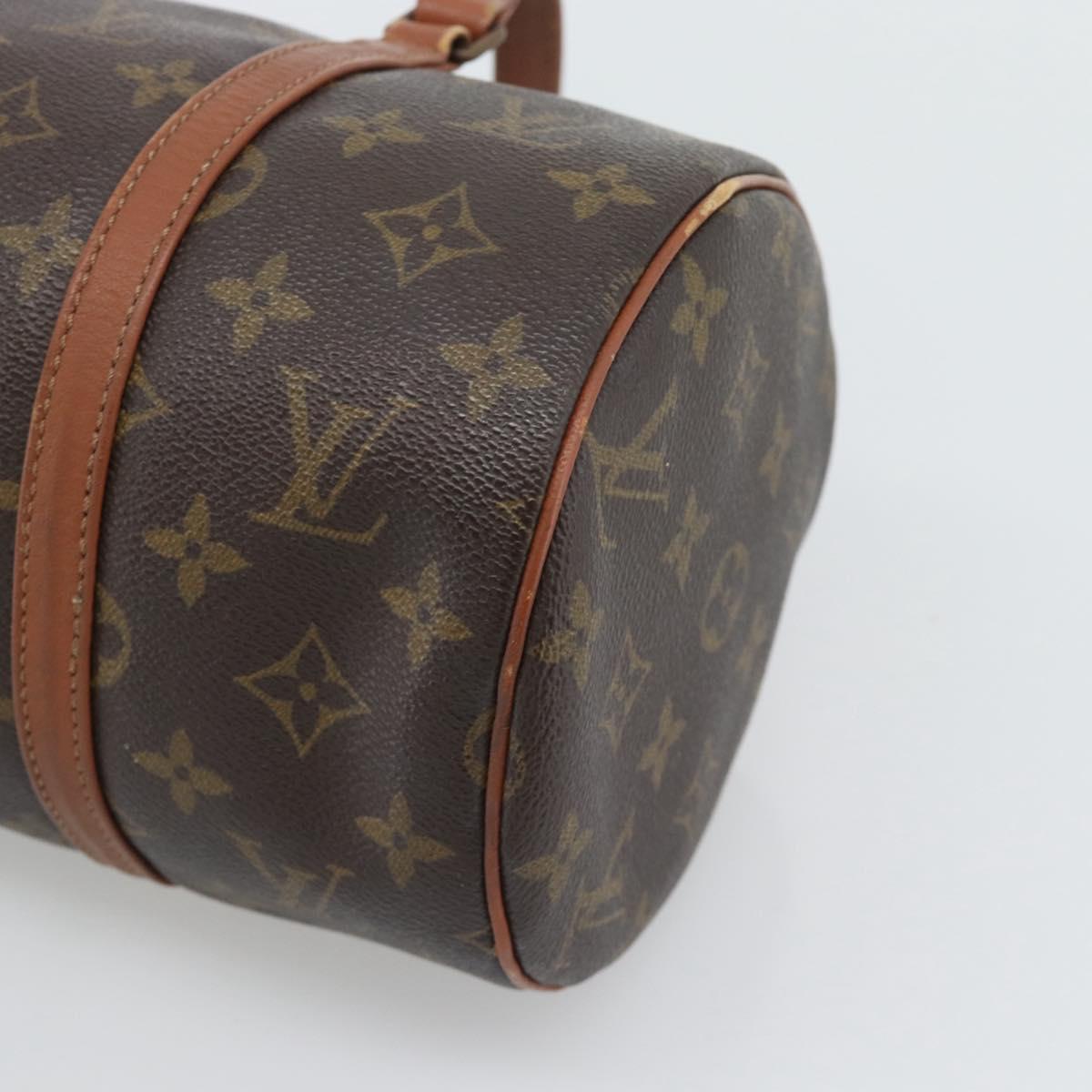 LOUIS VUITTON Monogram Papillon 30 Hand Bag M51365 LV Auth 193782