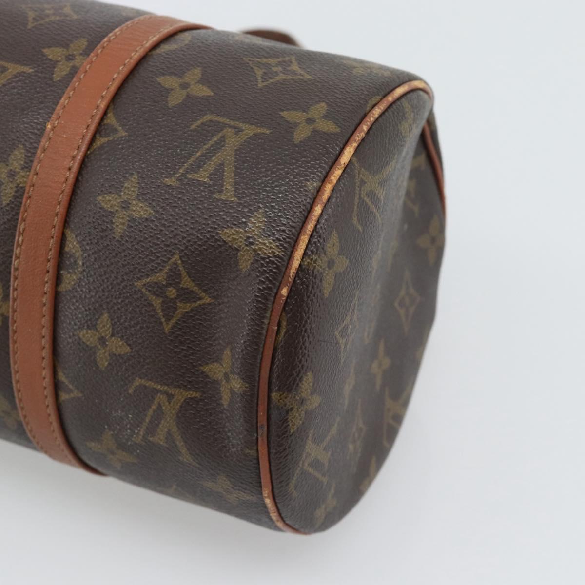 LOUIS VUITTON Monogram Papillon 30 Hand Bag M51365 LV Auth 193782