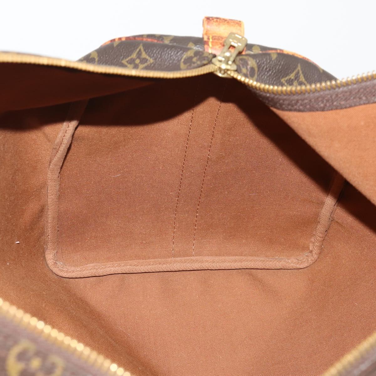 LOUIS VUITTON Monogram Keepall Bandouliere 50 Boston Bag M41416 LV Auth 193785