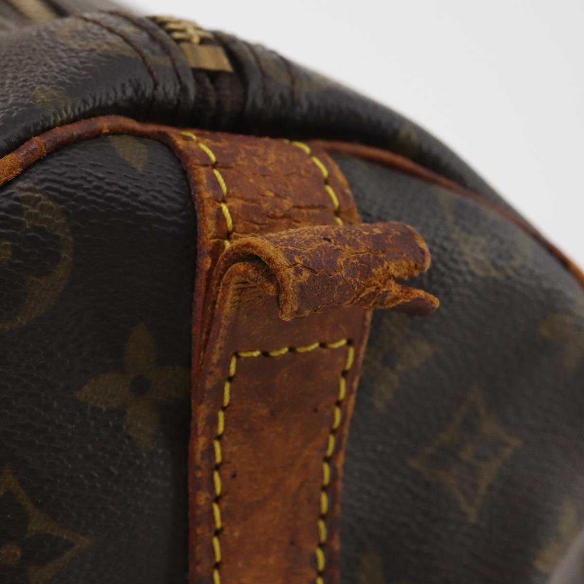 LOUIS VUITTON Monogram Keepall Bandouliere 50 Boston Bag M41416 LV Auth 193785